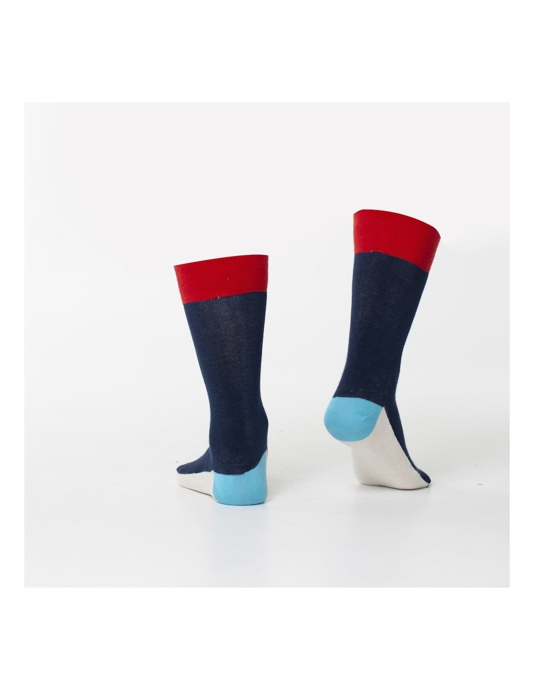 Navy blue men\'s socks SM07 - Online store - Boutique